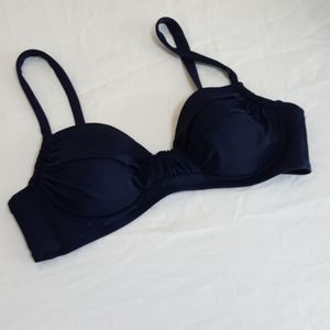 J.Crew Navy Blue  Bikini Top Size Small